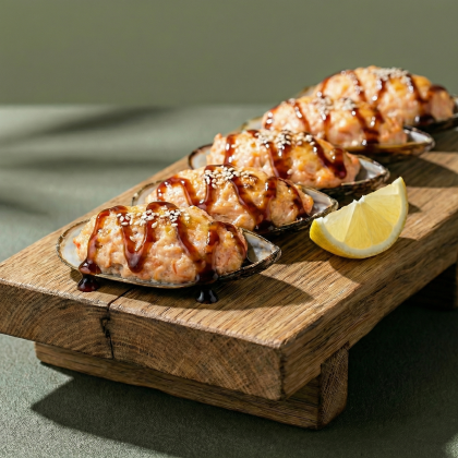 Запеченные мидии