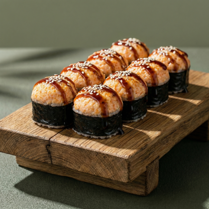 Запеченный с кальмаром