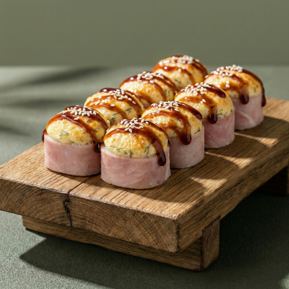 Запеченный бекон с курочкой