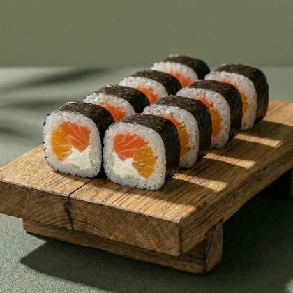 Лосось с мандарином