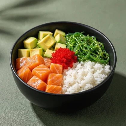 Поке с лососем