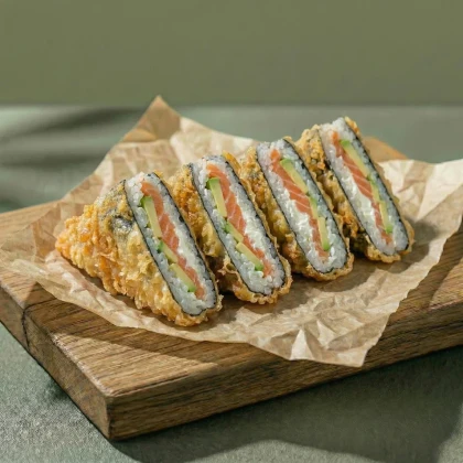 Сэндвич с лососем и авокадо