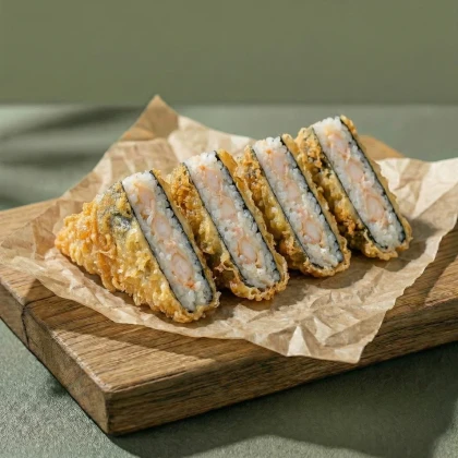 Сэндвич с креветками и сливочным сыром