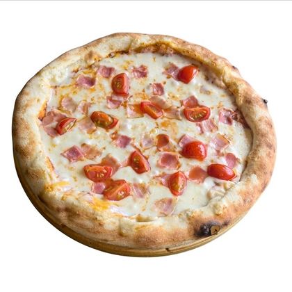 Пицца Сырная с беконом