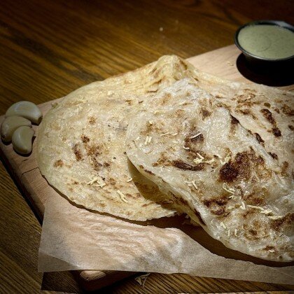 вРоти с чесноком