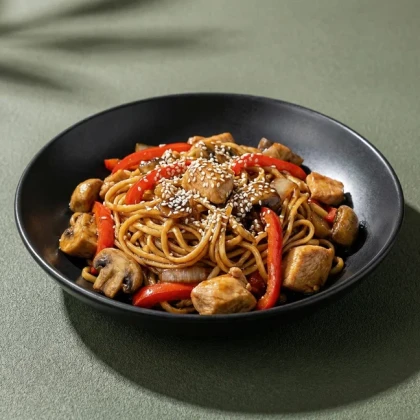 Лапша с курицей