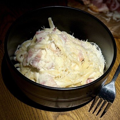 Карбонара без яйца