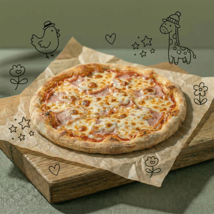 Пицца с ветчиной