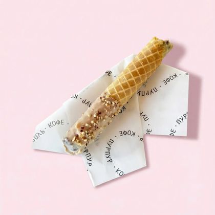 Трубочка шоколадно-ореховая