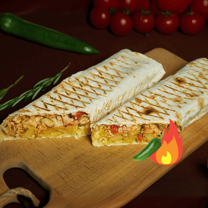 Шаурма с курицей острая