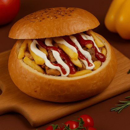 Шаурма по-арабски в булке