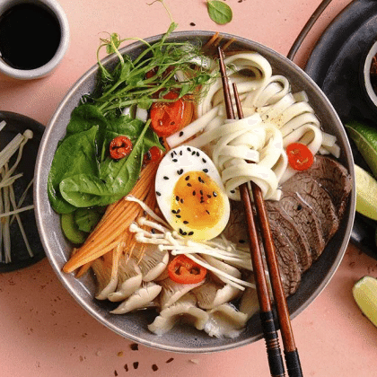 Рамен с мясом