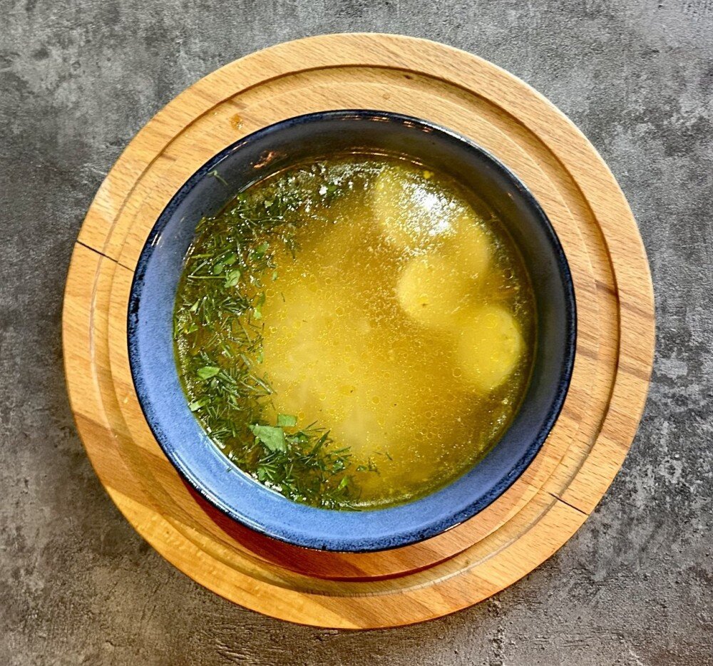 Куриный бульон с вермишелью