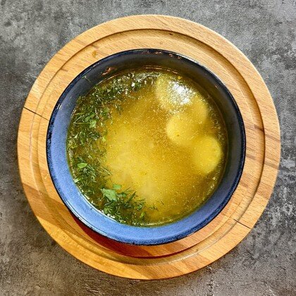 Куриный бульон с вермишелью