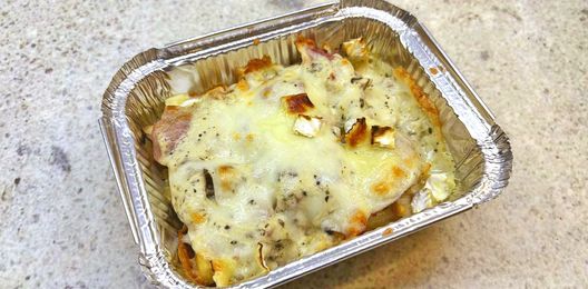 Тартифлет с курицей и беконом