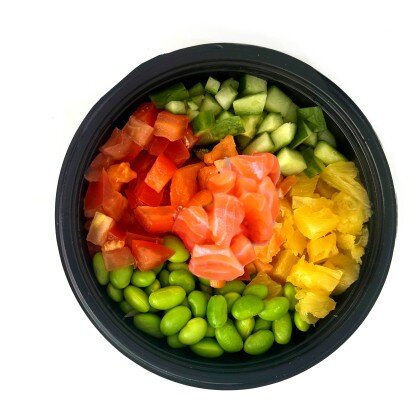 Поке с лососем