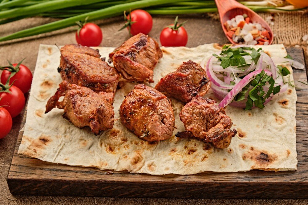 Шашлык из баранины - мякоть