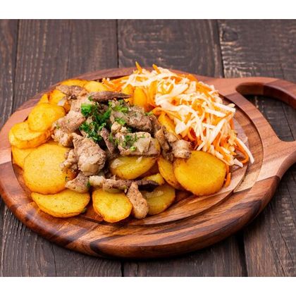 Жареха со свининой