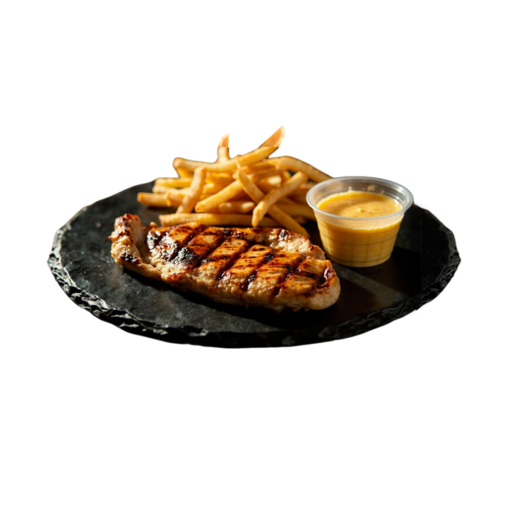 КУРИЦА НА ГРИЛЕ  С КАРТОФЕЛЕМ