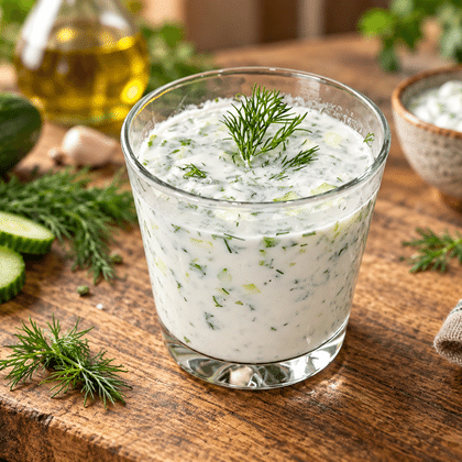 Окрошка армянская с мацони