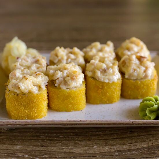 Ролл темпура запеченная с курицей