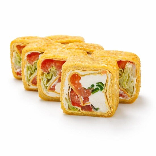 Темпура тортилья с лососем