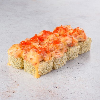 Азиатский ролл с креветкой