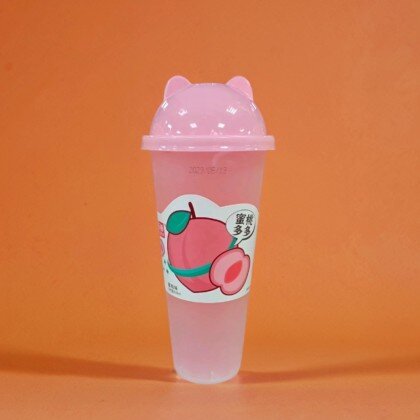 Фруктовый напиток Lebin с соком персика и кусочками желе 620мл. КНР