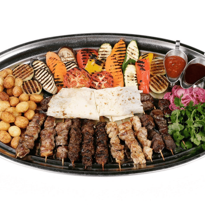 Шашлычная тарелка МИКС на КОМПАНИЮ
