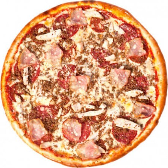 С копченой курицей и колбасой