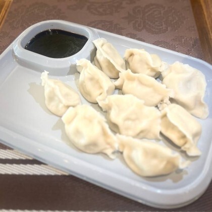 Пельмени со свининой и черемшой