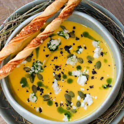 Крем суп тыквенный