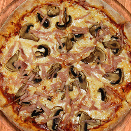 Пицца «Ветчина и грибы»