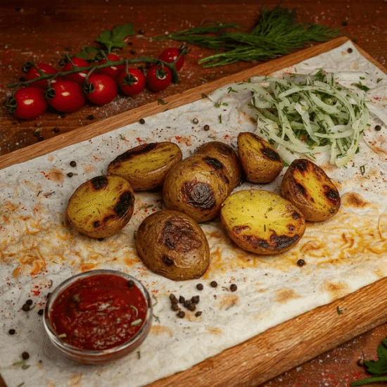 Картофель на углях