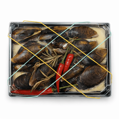 Мидии в сливочном соусе