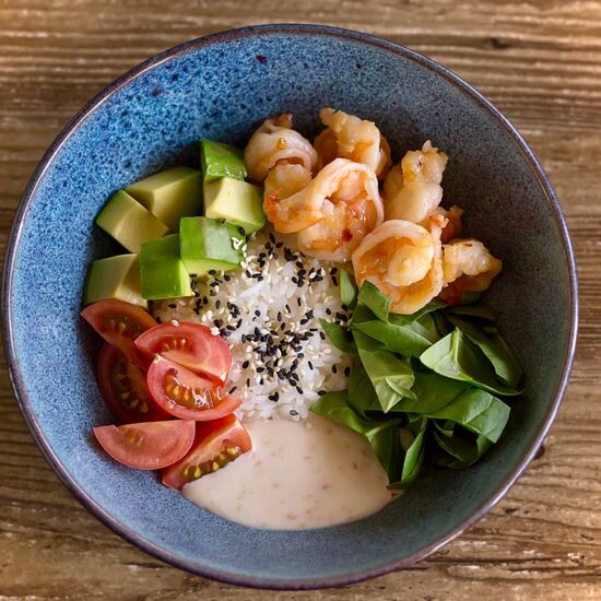 Азиатский с креветкой