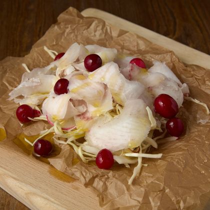 Строганина из муксуна