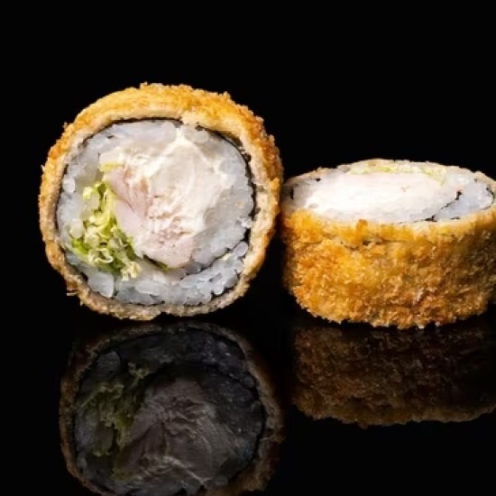 Ролл с курицей темпура