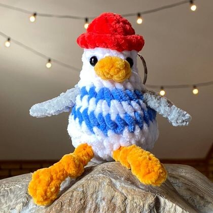 Брелок-игрушка "Чайка-морячок"