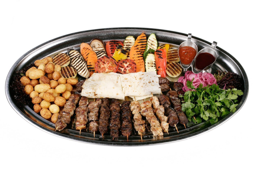Шашлычная тарелка МИКС на КОМПАНИЮ