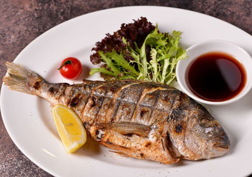 Дорадо на гриле