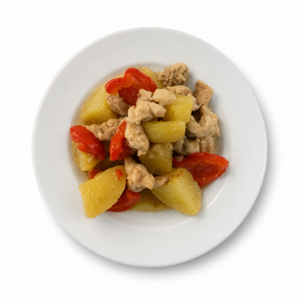 Жаркое с курицей