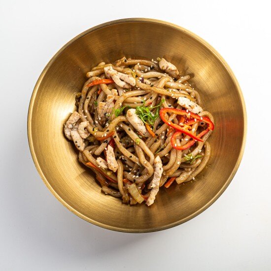 Удон с цыпленком