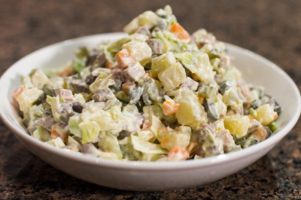 Салат оливье