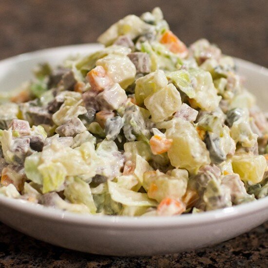 Салат оливье