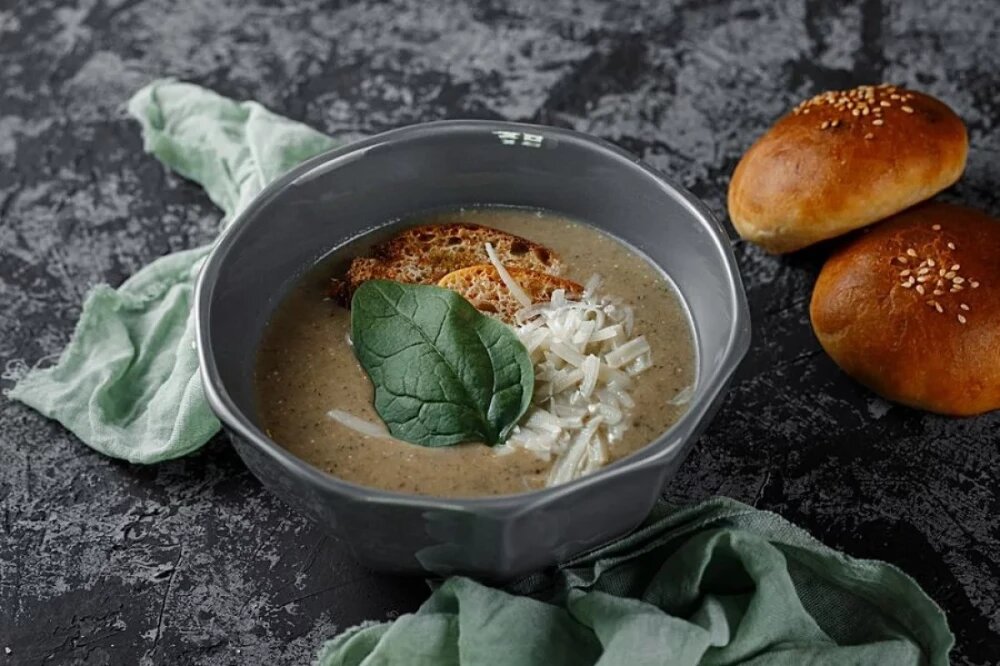 Грибной суп-пюре из шампиньонов