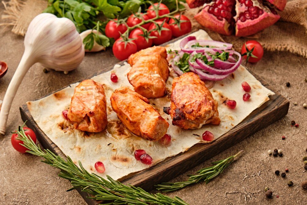 Шашлык из куриной грудки