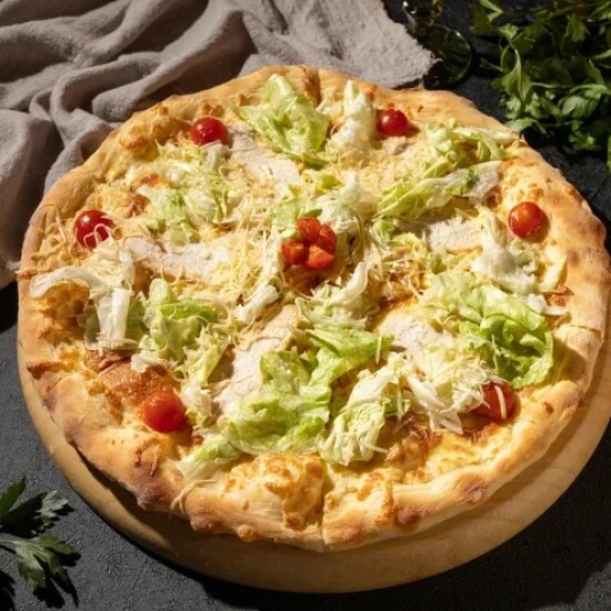 Пиццы Цезарь с курицей
