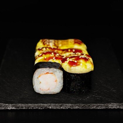 Запечённый мак с креветкой