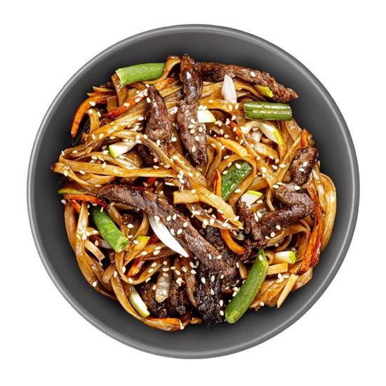 Вок Удон с говядиной в Устричном соусе